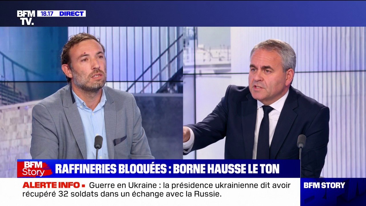 "Ce que vous souhaitez, avec Mélenchon, c'est que ce soit le chaos dans le pays": échange tendu entre Xavier Bertrand et Thomas Portes sur BFMTV