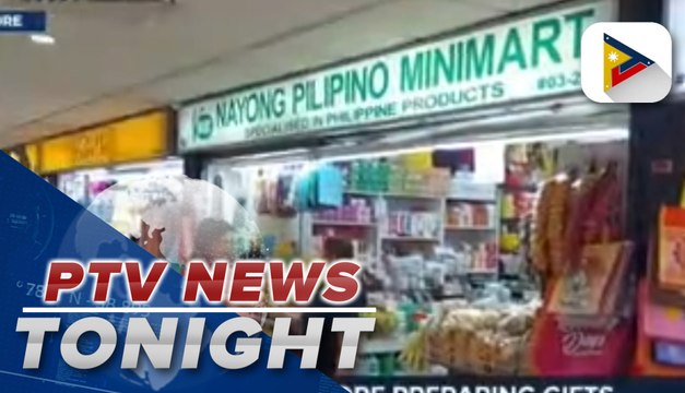 OFWs in Singapore preparing gifts, packages for their families, friends in PH