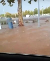 Tromba de agua en Illescas (Toledo)