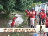 266 familias guariqueñas afectadas por las lluvias fueron atendidas por el Gobierno Bolivariano