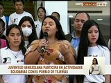 Juventud venezolana participa en actividades solidarias con las familias afectadas de Las Tejerías