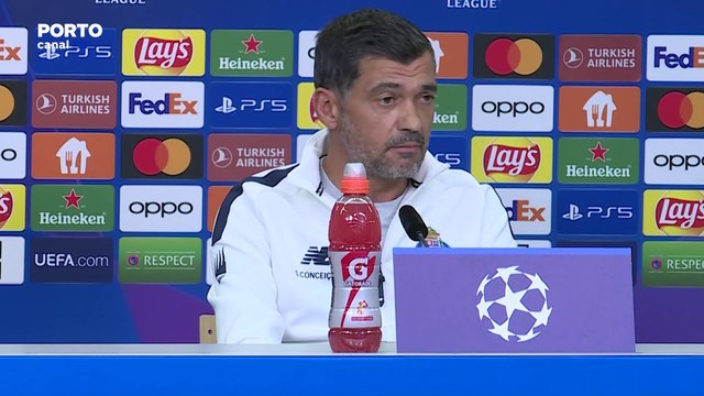 Sérgio Conceição: Com as nossas forças vamos lutar até à exaustão para, mais uma vez, respeitar a história e o peso do FC Porto