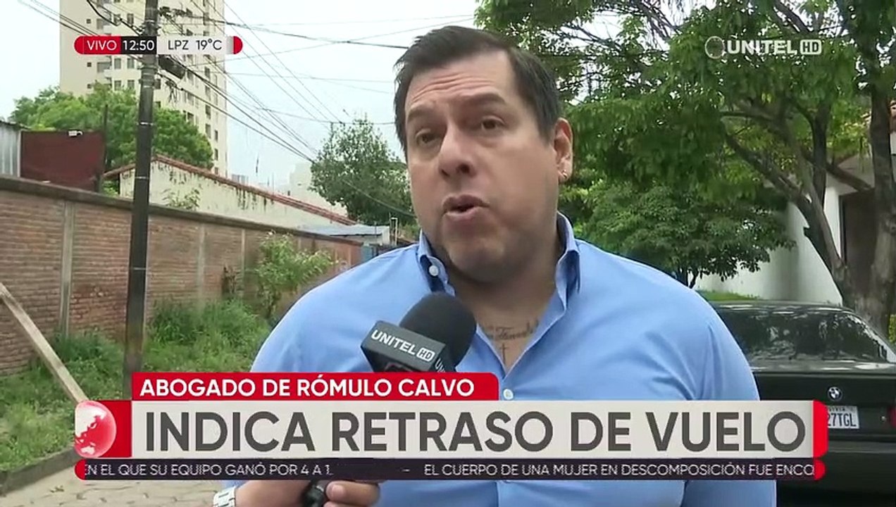 Abogado de Calvo indica que aerolínea estatal retrasó el vuelo en dos oportunidades y cuestiona presencia policial