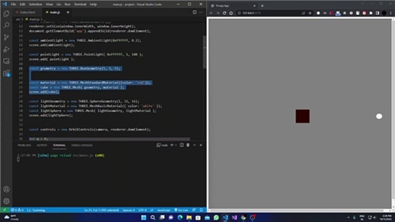 10 - Texture and Materials - ThreeJS Hindi Tutorials for Beginners