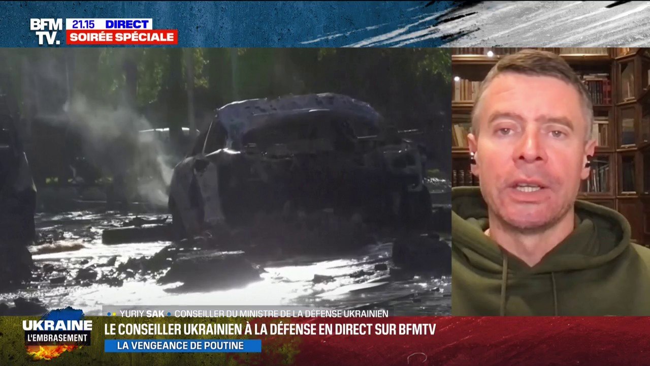 Yuriy Sak, conseiller du ministre de la Défense ukrainien: "Les Russes ne peuvent pas vaincre nos forces armées donc ils ont décidé de combattre nos civils"