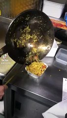 chicken tikka rice pakistani street food