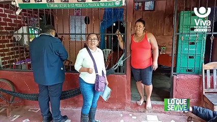 Evalúan daños ocasionados por Julia en la comunidad Rio Grande de Rivas