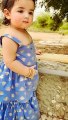 Cute Baby Girl Playing,Cute Little Girl Dancing,Cute Little Girl Enjoying Weather