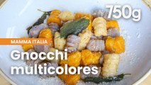 Recette des gnocchi multicolores au beurre de sauge (Mamma Italia #11) - 750g