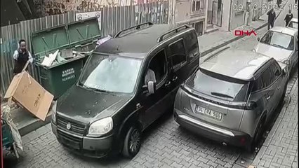 Fatih'te kağıt toplayıcı döner bıçağıyla sürücüye saldırdı