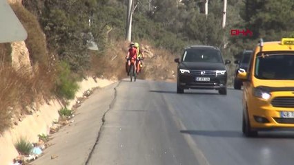 AVUSTRALYALI BİSİKLETLİ GEZGİNLER 107 GÜN SONRA BODRUM'A ULAŞTI