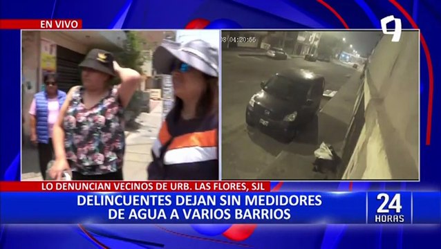 SJL: vecinos denuncian contantes robos de medidores de agua