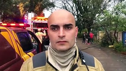 Tenente do Corpo de Bombeiros fala sobre incêndio no Bairro São Cristóvão
