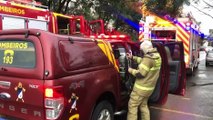 Corpo de Bombeiros é acionado para combater incêndio em uma edificação no Bairro São Cristóvão