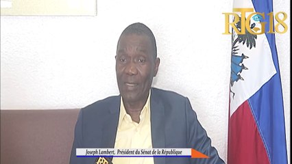 Prezidan Sena Joseph Lambert mande gouvènman kanpe sou aplikasyon rezolisyon konsèy minis 7 oktòb