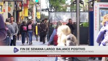 FIN DE SEMANA LARGO: BALANCE POSITIVO