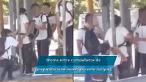 Estudiantes amarran a compañero en poste, graban y difunden video en redes