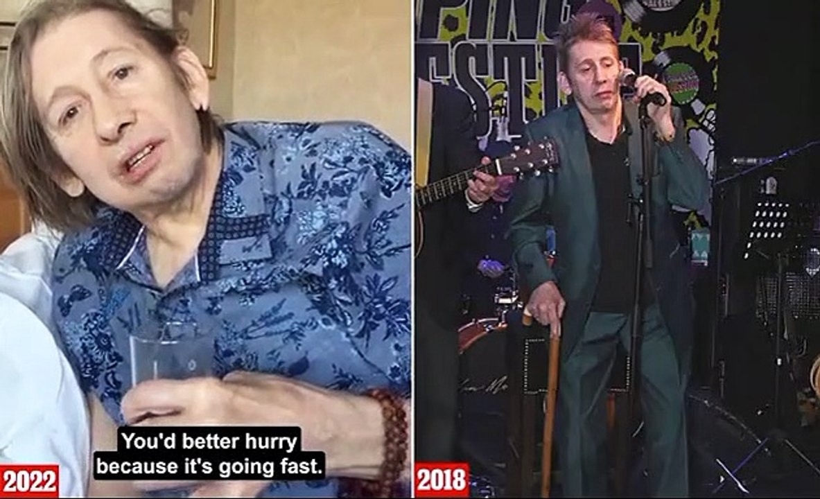 Wheelchair-bound Shane MacGowan, 64, vapes and drinks Champagne with animated Kate Moss at his art exhibition... after decades of hard drink and drugs left him needing 24-hour care