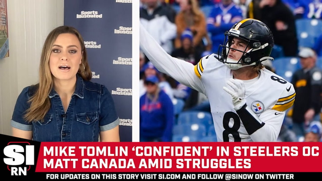 Mike Tomlin ‘Confident’ in OC Matt Canada Amid Struggles