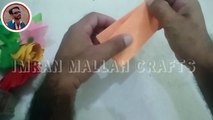 HOW TO MAKE A PAPER SPINNER NINJA STAR WITHOUT (barring) origami (SHURIKEN) IMRAN MALLAH CRAFTS