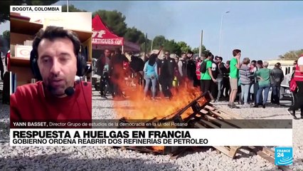 Yann Basset: "Batalla entre Gobierno francés y huelguistas es jurídica y política"