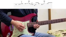 B.B. King Slow Blues Guitar Lick 4 From How Blue Can You Get Live at Farm Aid 1985 / Tutorial