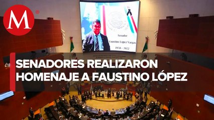 Senado rinde homenaje póstumo a Faustino Vargas, quien falleció el sábado pasado