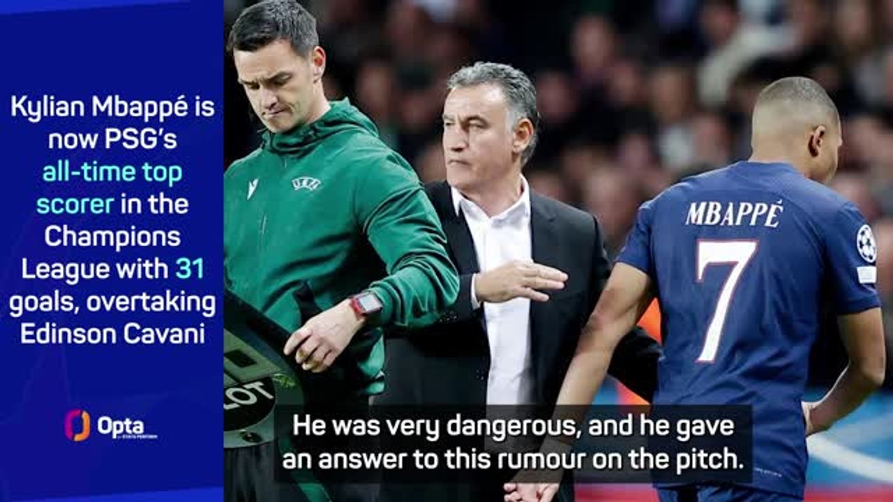 PSG's Galtier laughs at 'wantaway' Mbappe rumours
