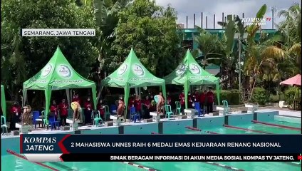 2 Mahasiswa Unnes Raih 6 Medali Emas Kejuaraan Renang Nasional