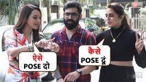 Sonakshi Sinha Teaches Different Poses To Huma Qureshi | Fun Chit-Chat | Double XL Promotion