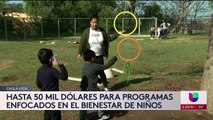 Hay becas disponibles para organizaciones o programas enfocados en el bienestar de niños y familias.