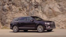 The new Bentley Bentayga EWB Azure in Damson Driving Video