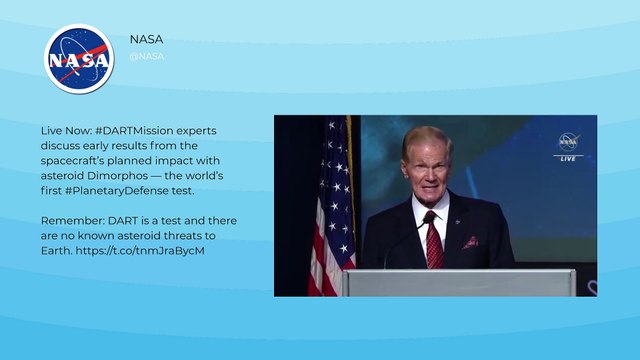 NASA Confirms DART Spaceship Altered Path Of The Asteroid In Test To Save The Earth