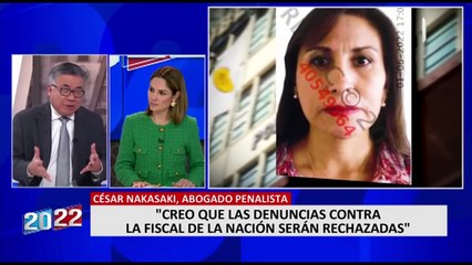 César Nakazaki: "Creo que las denuncias contra la fiscal de la Nación serán rechazadas"