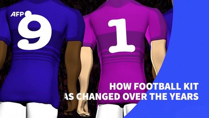 How football kit has changed over the years