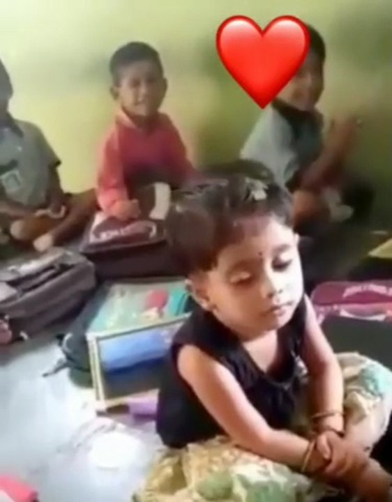 cute girl sleeping in class