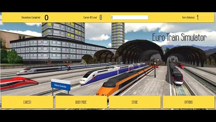 Euro Train Simulator - Gameplay Walkthrough | Part 1 (Android, iOS)