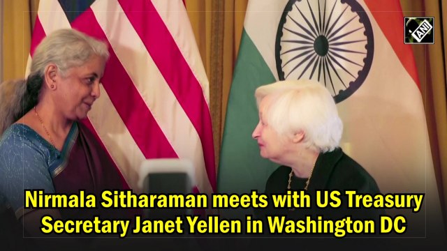 Nirmala Sitharaman meets with US Treasury Secretary Janet Yellen in Washington DC