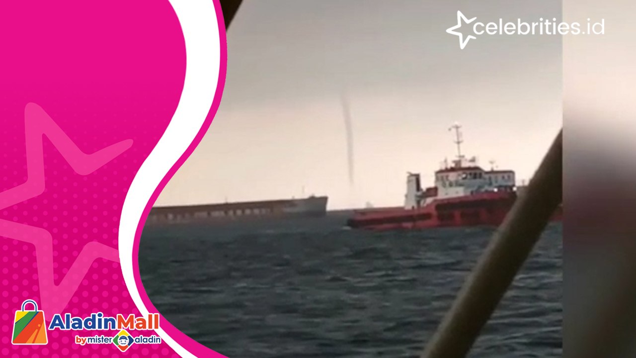 Fenomena Angin Puting Beliung Muncul di Laut Tanjung Priok, Begini Penampakannya