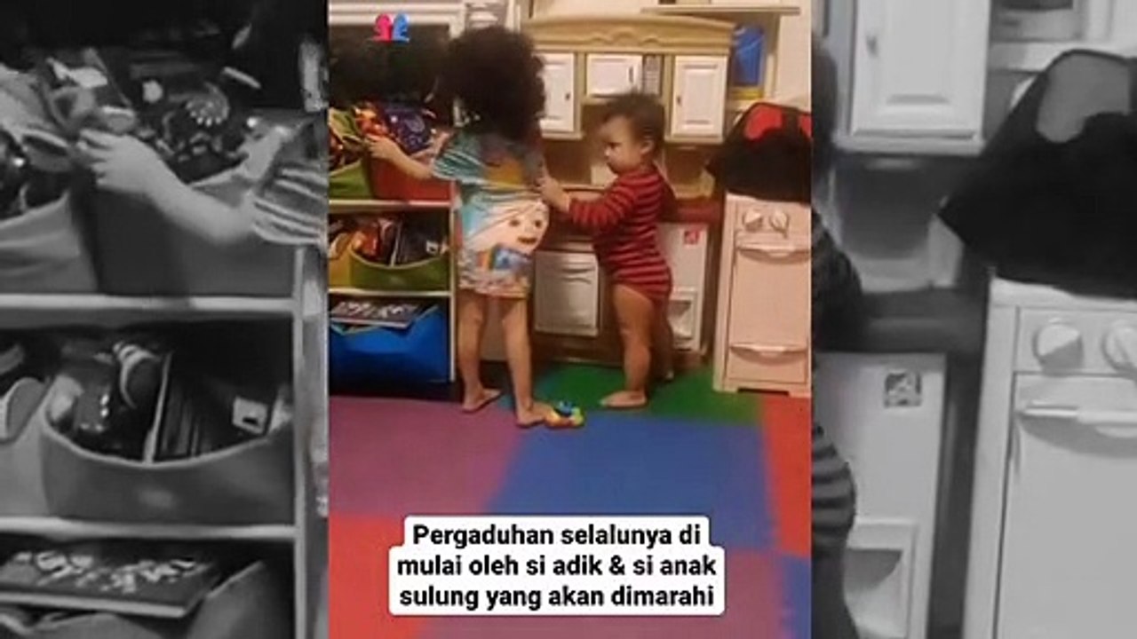 Yang memulai adik yang dimarahi kakak