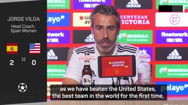 Embattled Vilda enjoys 'historic' win over USA