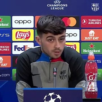 Llamamiento de Pedri a la afición culé para el Barça-Inter / FCB