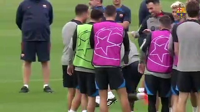 Franck Kessié, novedad en el entrenamiento del Barça y listo para jugar / FCB