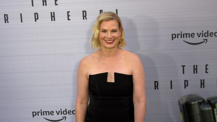 Melinda Page Hamilton attends the "The Peripheral" season one premiere in Los Angeles