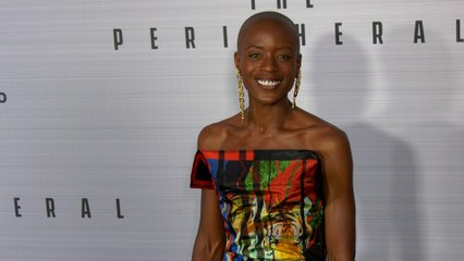 T'Nia Miller attends the "The Peripheral" season one premiere in Los Angeles