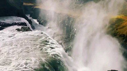 Wonderful narure,water fall,colourful fish