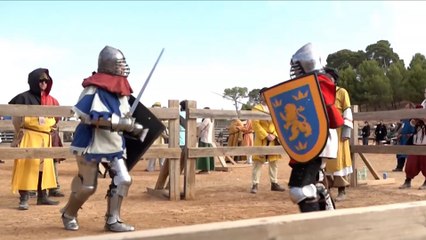 بطولة وطنية لنزال القرون الوسطى في إسبانيا