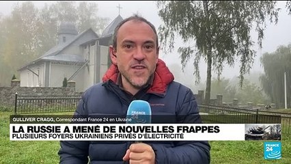 Nouvelles frappes russes : plusieurs foyers ukrainiens privés d'électricité