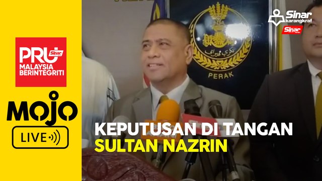 Bubar DUN: MB Perak tunggu perkenan Sultan Nazrin