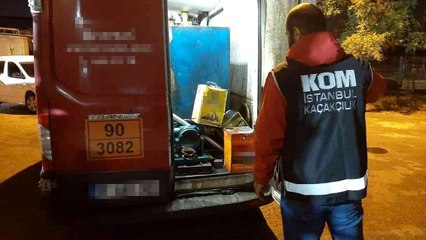 İstanbul'da 51 ton kaçak akaryakıt ele geçirildi